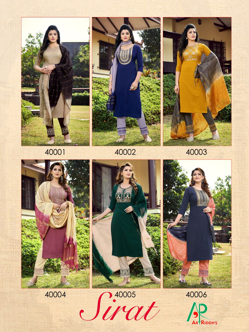 Art Sirat 3 Latest fancy Designer Heavy Festive Wear Ready Made Salwar Suit Collection
